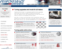 database driven asp website managment for high performance car accessory company